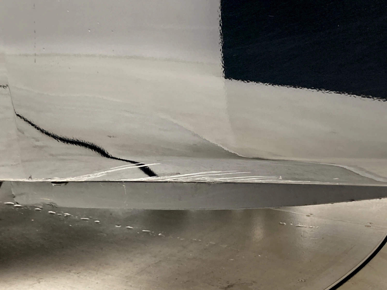 傷の画像です。拡大した画像です