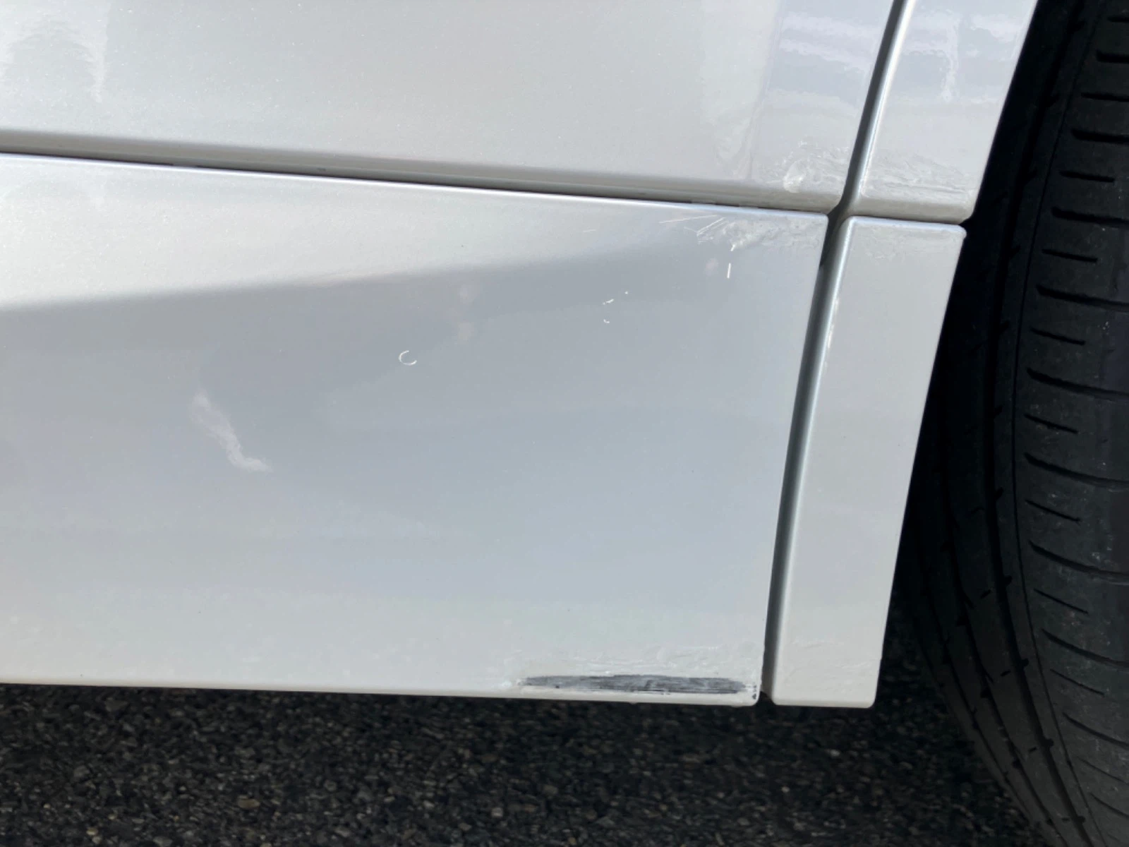 傷の画像です。拡大した画像です