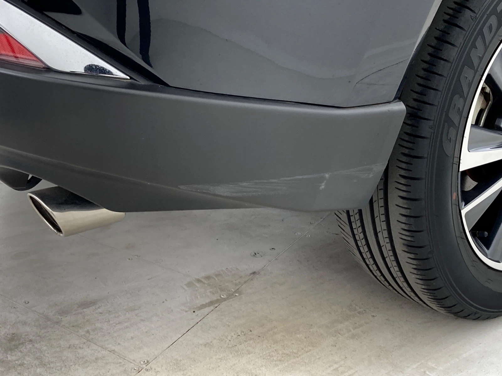 傷の画像です。拡大した画像です