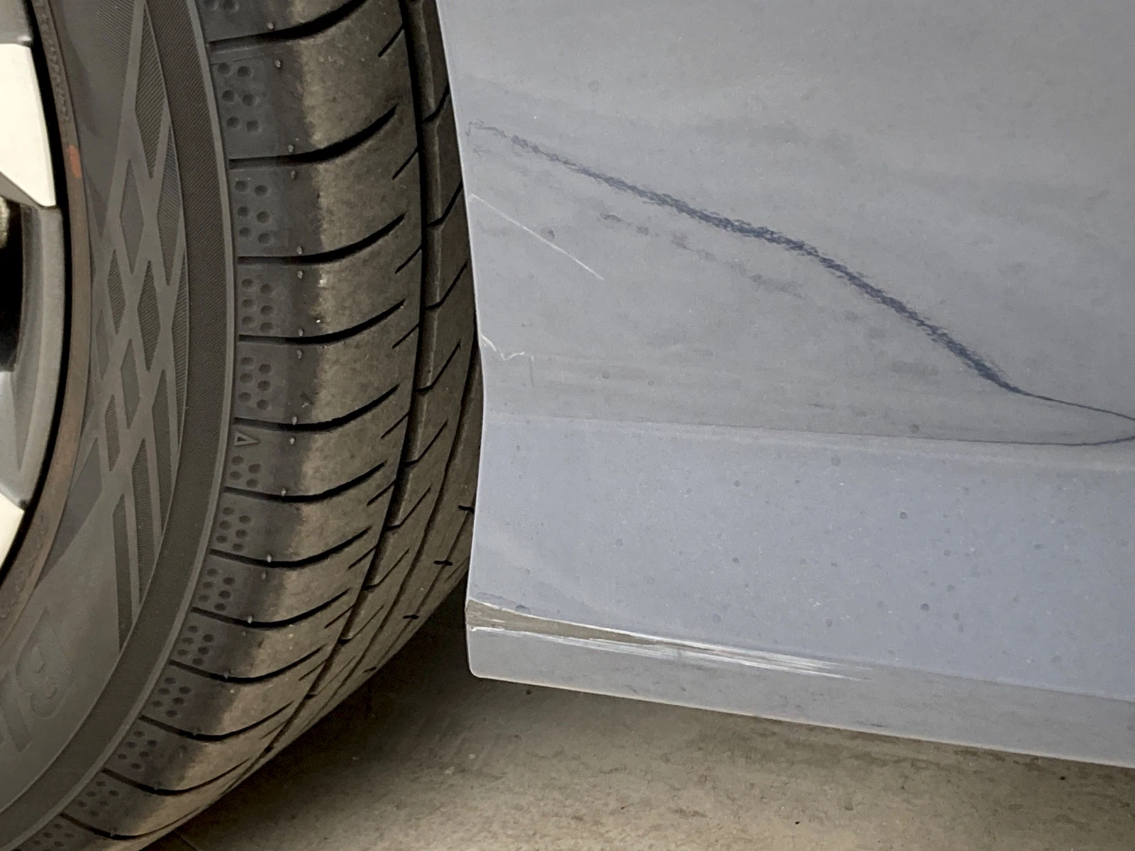 傷の画像です。拡大した画像です