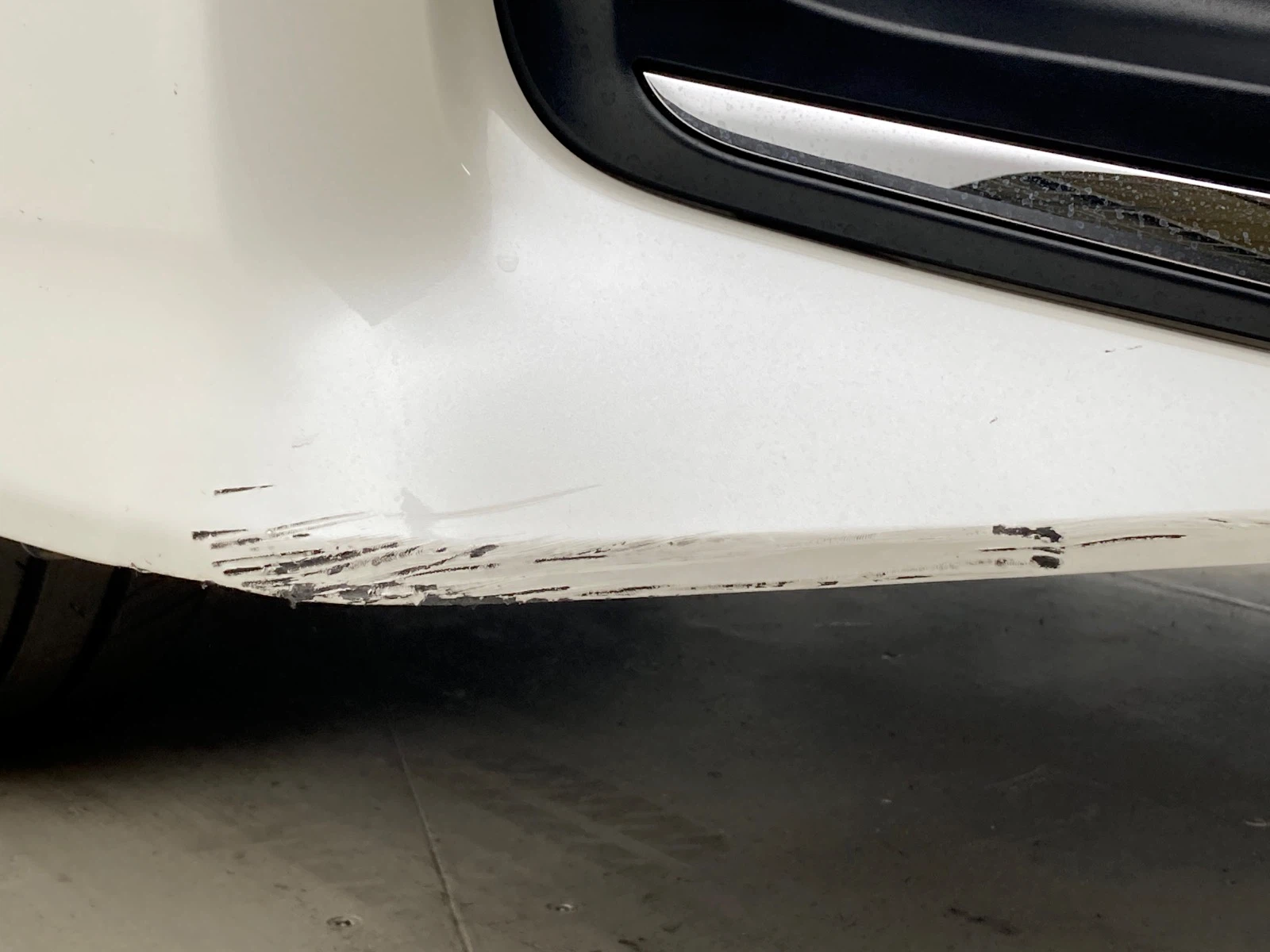 傷の画像です。拡大した画像です