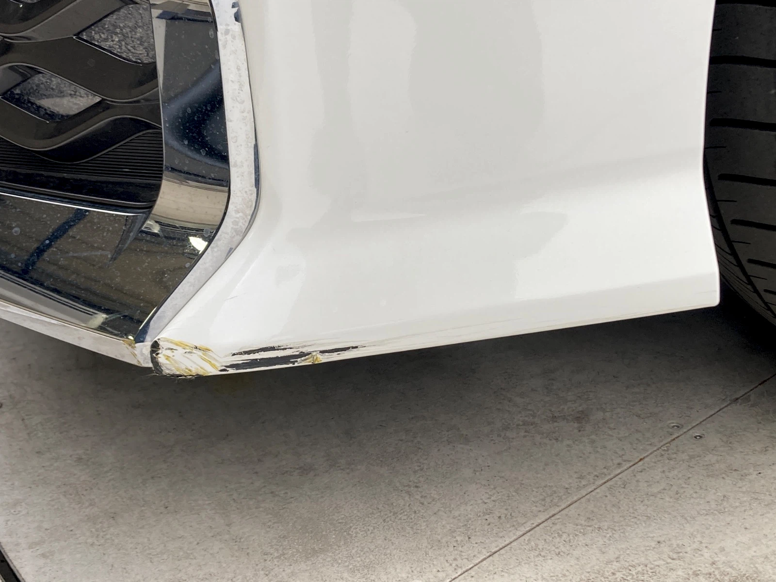 傷の画像です。拡大した画像です。